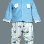 Baby Sky Blue Teddy Sweater & Pants Set