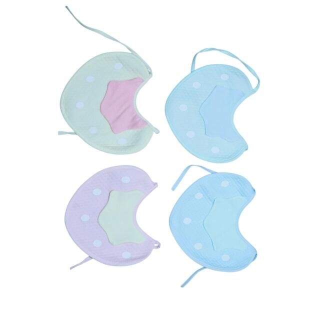 Charming Baby Bib Set — Pastels & Playful Prints Collection (Pack of 3)